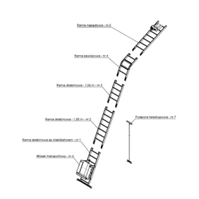 Lekka winda dekarska / wciągarka drabinowa | Drabest