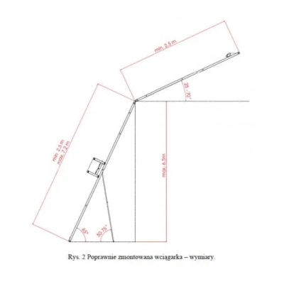 Lekka winda dekarska / wciągarka drabinowa | Drabest