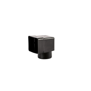 IVT Adapter (kolano), kolor czarny 100x100 mm, Ø100 mm