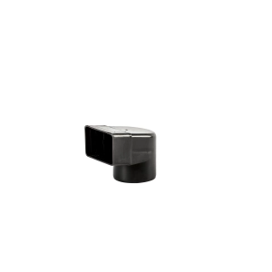 IVT Adapter (kolano), kolor czarny 65x100 mm, Ø100 mm
