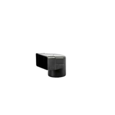 IVT Adapter (kolano), kolor czarny 65x100 mm, Ø100 mm