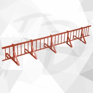 Płotek przeciwśniegowy IVT STAL-SNOW 360 cm do dachówki Paelma S firmy Benders - zestaw