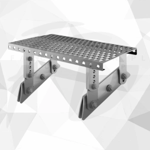 Aluminiowa ława kominiarska IVT ALU-TRITT 67 cm do rąbka rzemieślniczego - zestaw