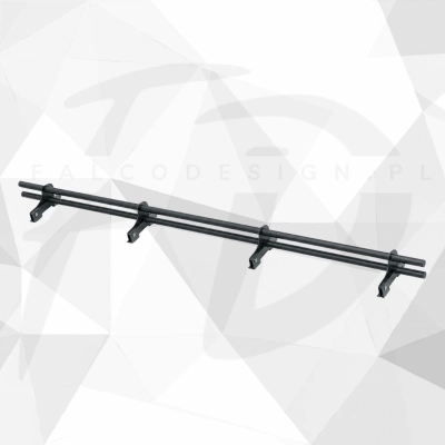 Bariera rurowa przeciwśniegowa IVT TUBE-SNOW Premium 200 cm do paneli na rąbek zatrzaskowy niski do 32 mm - zestaw