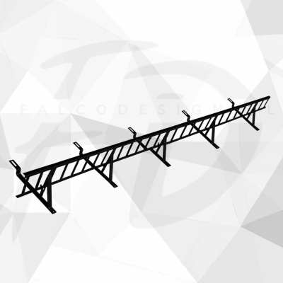 Płotek przeciwśniegowy IVT STAL-SNOW 300 cm do blachy trapezowej - zestaw