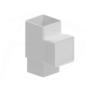 Rewizja kwadratowa 80 x 80 PVC firmy KROP w kolorze białym