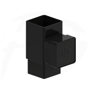 Rewizja kwadratowa PVC 80 x 80 firmy KROP w kolorze czarnym