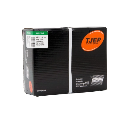 Gwoździe pierścieniowe czarne 3,1/90 firmy TJEP łączone pod kątem 34° - 3000szt