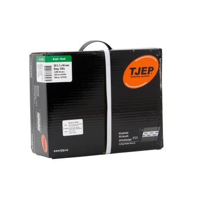 Gwoździe pierścieniowe czarne 3,1/98 firmy TJEP łączone pod kątem 34° - 2800szt