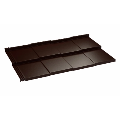 Płaska blachodachówka modułowa Savanna w powłoce Ceramic MAT | 75 lat gwarancji