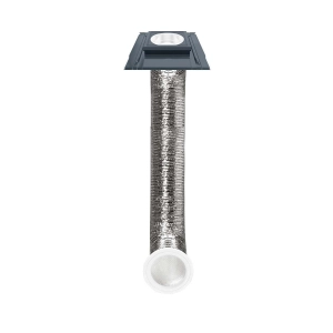 Świetlik rurowy FAKRO SFS - rura giętka, płaski element dachowy, pokrycia płaskie do 2×5 mm, antracyt RAL 7016