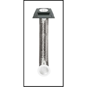 Świetlik rurowy FAKRO SFS - rura giętka, płaski element dachowy, pokrycia płaskie do 2×5 mm, szarobrązowy RAL 7022