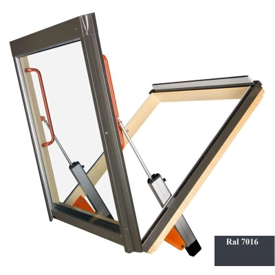 Klapa dymowa FAKRO FSP P2 – Antracyt RAL 7016