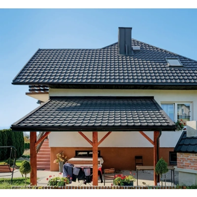 Blachodachówka Talia Nova w powłoce IceCrystal firmy Blachotrapez