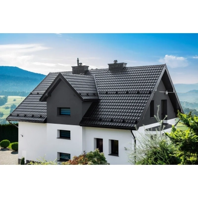 Blachodachówka German Simetric 30 firmy Blachotrapez Aluminium Stucco 60 lat gwarancji
