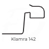 Klamra do gąsiora nr 18 Erlus – IVT 142, 50 szt.