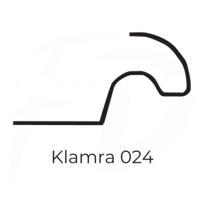 Klamra do gąsiora Koramic Pottelberg – IVT 024, 50 szt.