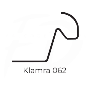 Klamra do gąsiora nr 2 Bogen – IVT 062, 50 szt.