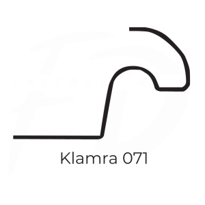 Klamra do gąsiora Tondach S.26 – IVT 071, 50 szt.