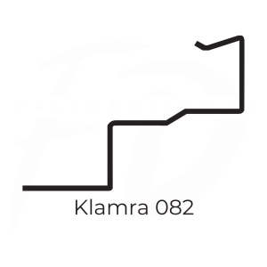 Klamra do gąsiora nr 20 Bogen – IVT 082, 50 szt.