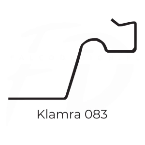 Klamra do gąsiora podstawowego Röben – IVT 083, 50 szt.