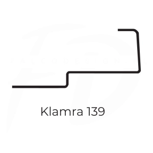 Klamra do gąsiora nr 22 Koramic – IVT 139, 50 szt.