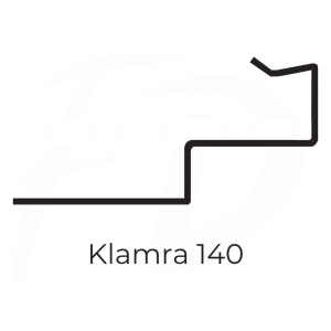 Klamra do gąsiora Creaton PMZ (Meindl nr 5) – IVT 140, 50 szt.