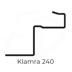 Klamra do gąsiora Creaton PT / Titania – IVT 240, 50 szt.