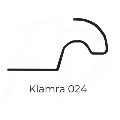 Klamra do gąsiora Koramic Pottelberg – IVT 024, 50 szt.