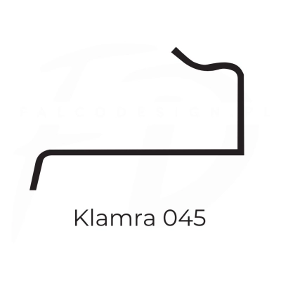 Klamra do gąsiora Braas Opal – IVT 045, 50 szt.