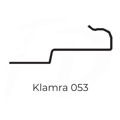 Klamra do gąsiora betonowego Creaton – długa IVT 053, 50 szt.