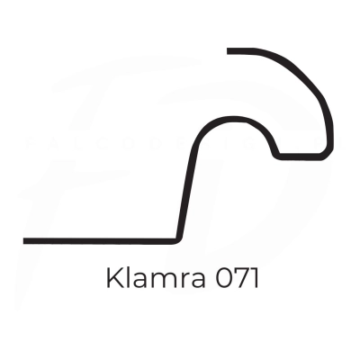 Klamra do gąsiora Tondach S.26 – IVT 071, 50 szt.