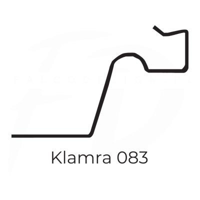 Klamra do gąsiora podstawowego Röben – IVT 083, 50 szt.
