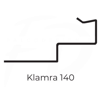 Klamra do gąsiora Creaton PMZ (Meindl nr 5) – IVT 140, 50 szt.