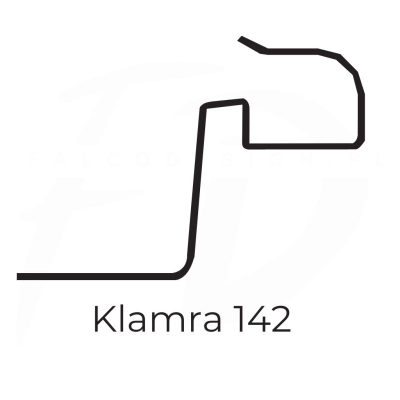 Klamra do gąsiora nr 18 Erlus – IVT 142, 50 szt.
