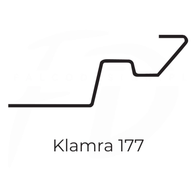 Klamra do gąsiora Koramic Actua – IVT 177, 50 szt.