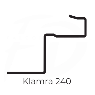 Klamra do gąsiora Creaton PT / Titania – IVT 240, 50 szt.