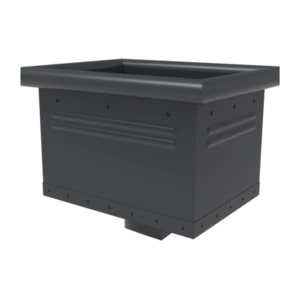 Kosz zlewowy KROP Kwadrat 80 × 80 mm – grafitowy RAL 7016