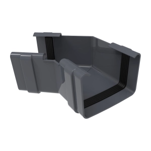 Narożnik uniwersalny 135° KROP Kwadrat PVC 135 mm – grafitowy RAL 7016