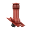 Kominek wentylacyjny HiVent nieocieplony fi 150 do dachówki Extra firmy Euronit – kolor Ciemnoczerwona