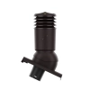 Kominek wentylacyjny HiVent ocieplony fi 150 do dachówki Danubia firmy Terran – kolor Ciemny brąz