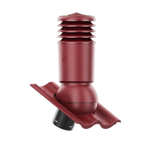 Kominek wentylacyjny HiVent ocieplony fi 150 do dachówki Palema firmy Benders – kolor Śliwkowy