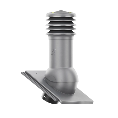 Kominek wentylacyjny HiVent nieocieplony fi 150 do dachówki Kapstadt firmy Creaton – kolor Planar szara