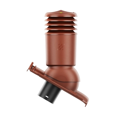 Kominek wentylacyjny HiVent ocieplony fi 150 do dachówki Monza Plus firmy Röben – kolor Kasztan angoba