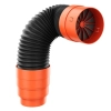 Rura przyłączeniowa Kronoflex Premium z zaworem zwrotnym Ø150 mm, 100 cm – Krono-Plast