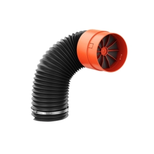 Rura przyłączeniowa Kronoflex z zaworem zwrotnym Ø150 mm, 100 cm – Krono-Plast