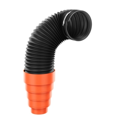 Rura przyłączeniowa Kronoflex Plus Ø125 mm, 50 cm z opaską zaciskową – Krono-Plast