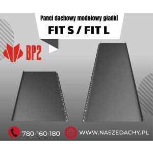 Modułowy Panel Dachowy na rąbek zatrzaskowy FIT L w powłoce MAT - 30 lat gwarancji