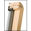 Pasywne okno dachowe FAKRO FTT U8 Thermo – antracyt RAL 7016, EHV-AT Thermo + XDK