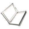 Okno wyłazowe PVC FAKRO PWP U41 BBMX – białe PVC, RAL 9005
